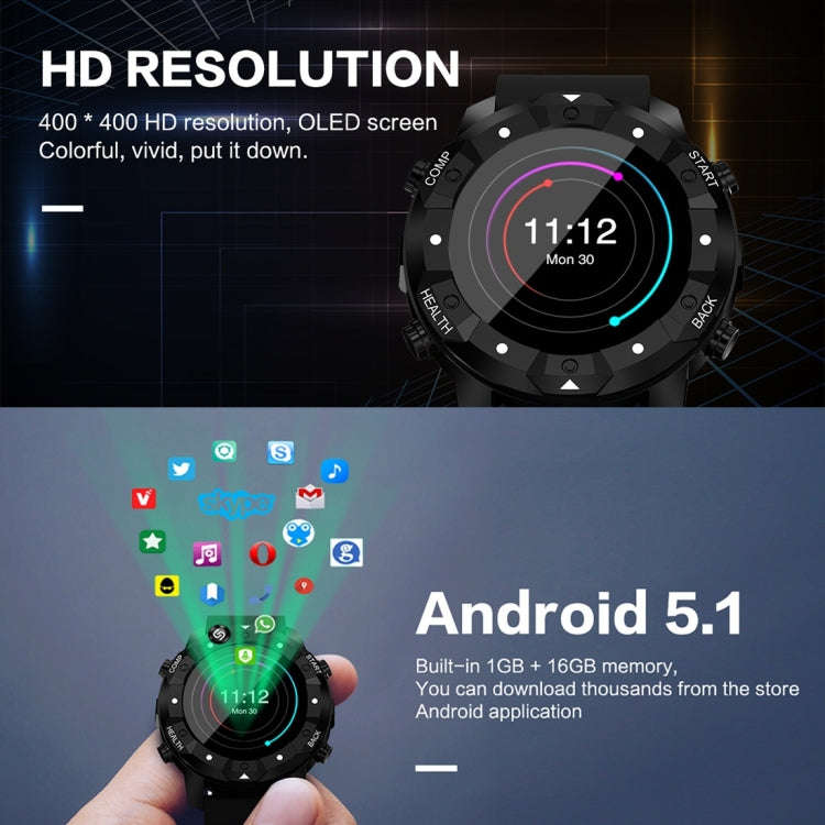 S3 1.39 inch OLED Screen Display Bluetooth Smart Watch, IP67 Waterproof, Support Compass / Heart ...