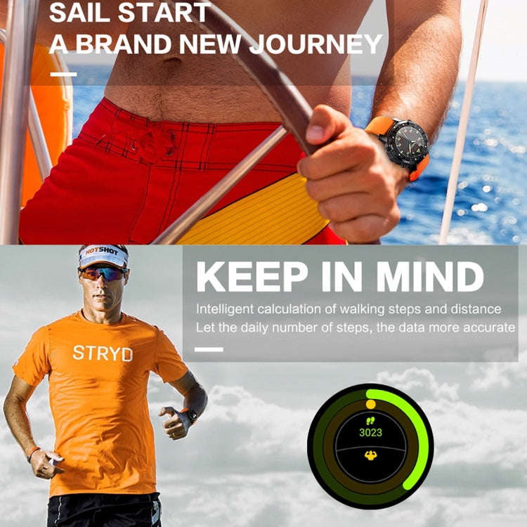 S3 1.39 inch OLED Screen Display Bluetooth Smart Watch, IP67 Waterproof, Support Compass / Heart ...