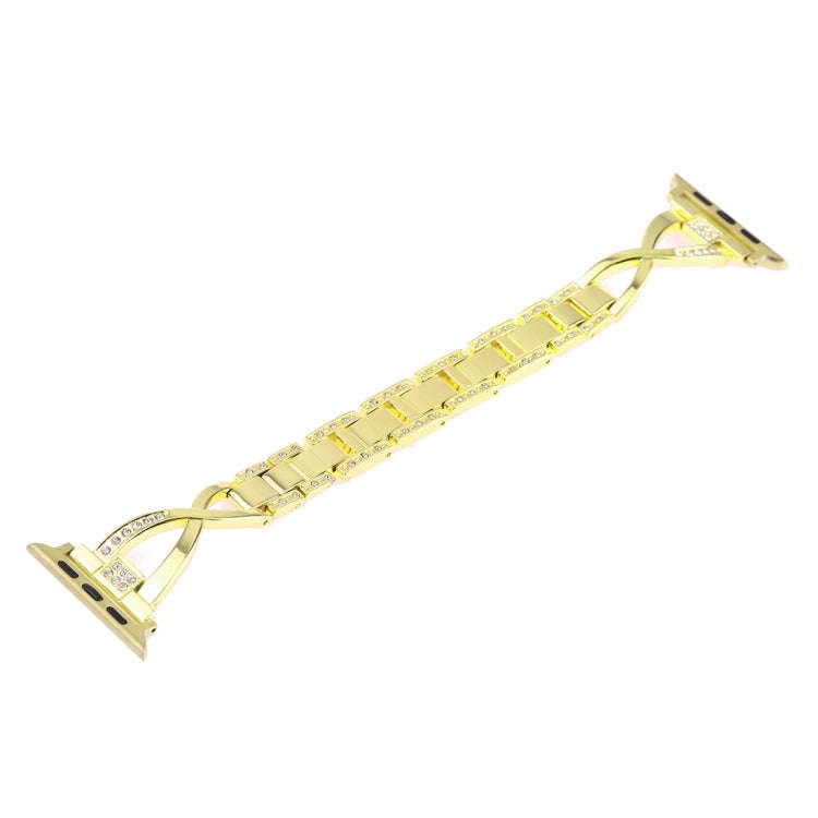 Colorful Diamond Stainless Steel Watch Band for Apple Watch Series 7 41mm / 6 & SE & 5 & 4 40mm /...