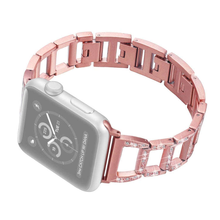 Colorful Diamond Stainless Steel Watch Band for Apple Watch Series 7 41mm / 6 & SE & 5 & 4 40mm /...