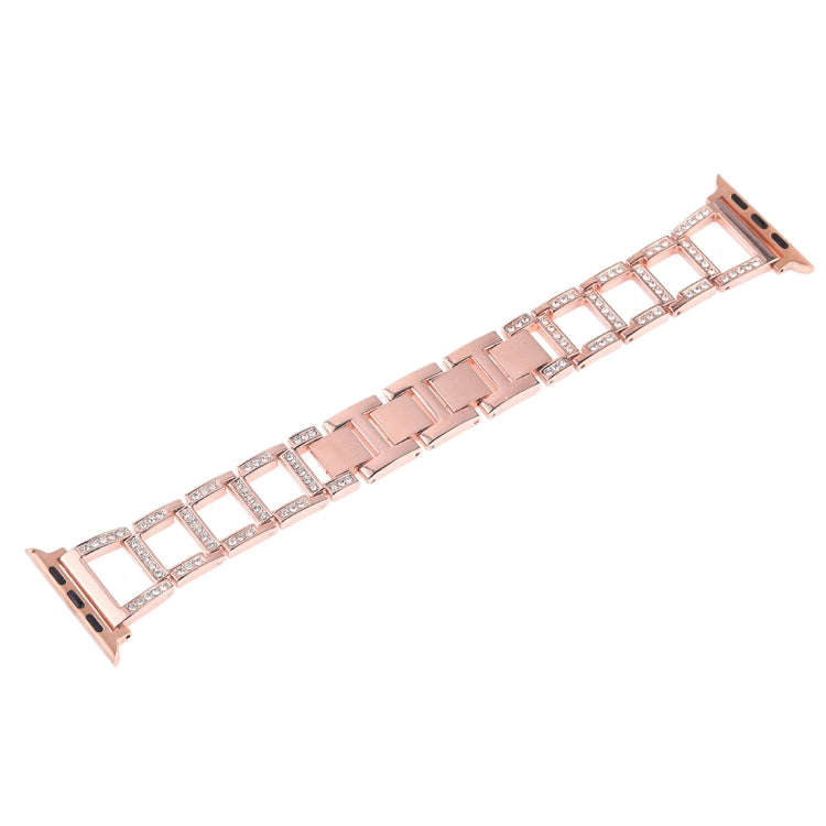 Colorful Diamond Stainless Steel Watch Band for Apple Watch Series 7 41mm / 6 & SE & 5 & 4 40mm /...