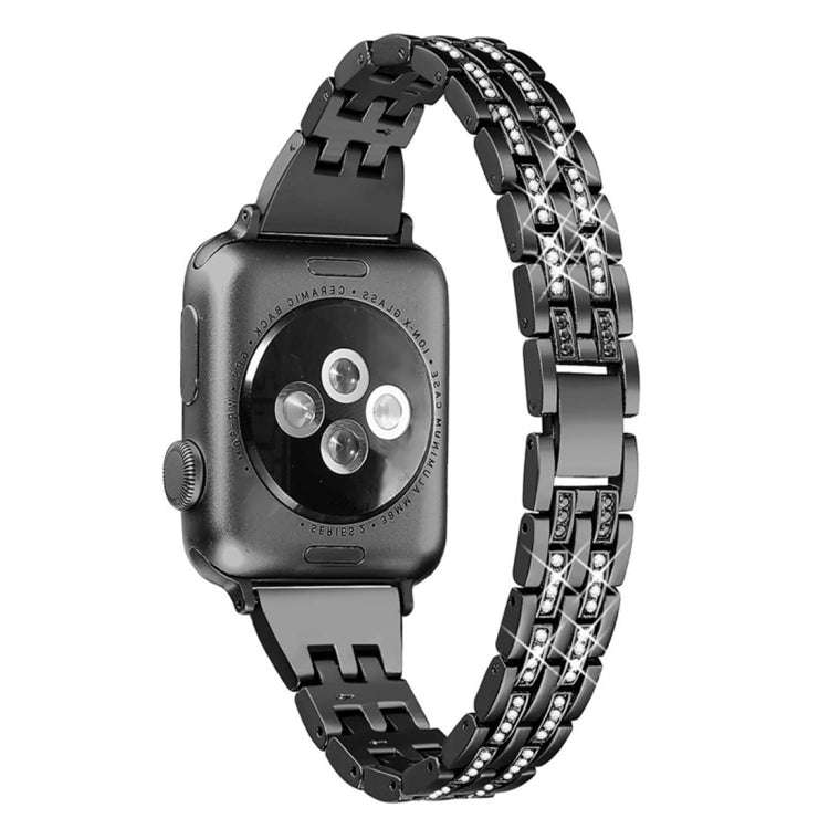 Colorful Diamond Stainless Steel Watch Band for Apple Watch Series 7 41mm / 6 & SE & 5 & 4 40mm /...