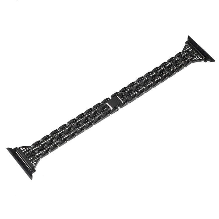 Colorful Diamond Stainless Steel Watch Band for Apple Watch Series 7 41mm / 6 & SE & 5 & 4 40mm /...