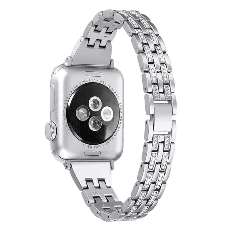 Colorful Diamond Stainless Steel Watch Band for Apple Watch Series 7 41mm / 6 & SE & 5 & 4 40mm /...