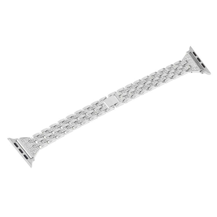 Colorful Diamond Stainless Steel Watch Band for Apple Watch Series 7 41mm / 6 & SE & 5 & 4 40mm /...