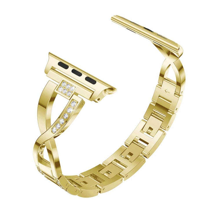 Colorful Diamond Stainless Steel Watch Band for Apple Watch Series 7 45mm / 6 & SE & 5 & 4 44mm /...