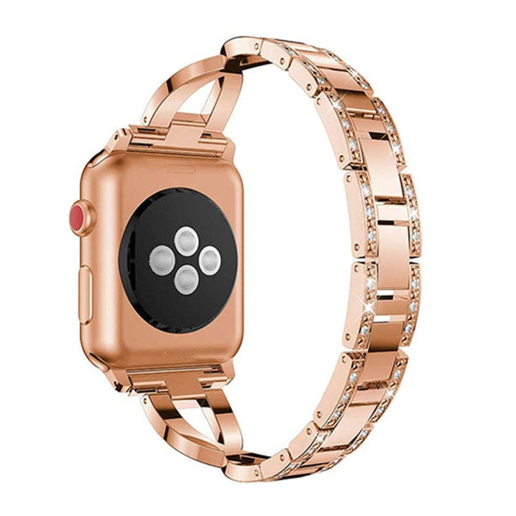 Colorful Diamond Stainless Steel Watch Band for Apple Watch Series 7 45mm / 6 & SE & 5 & 4 44mm /...