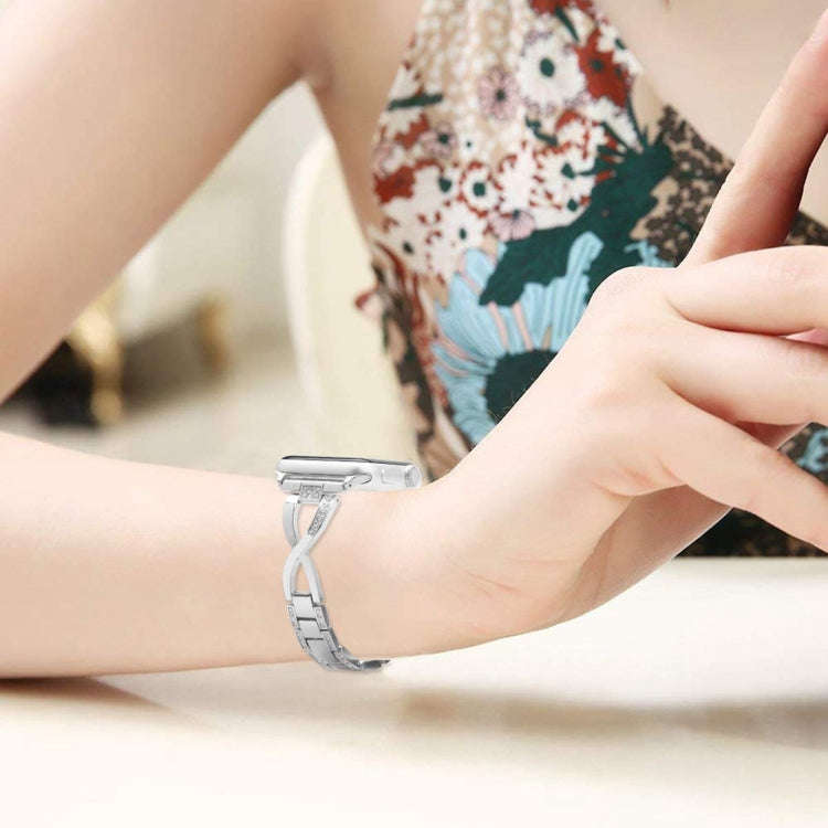 Colorful Diamond Stainless Steel Watch Band for Apple Watch Series 7 45mm / 6 & SE & 5 & 4 44mm /...