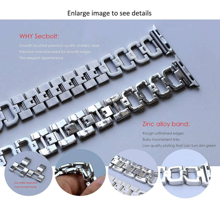 Colorful Diamond Stainless Steel Watch Band for Apple Watch Ultra 49mm&Watch Ultra 2 49mm / Serie...
