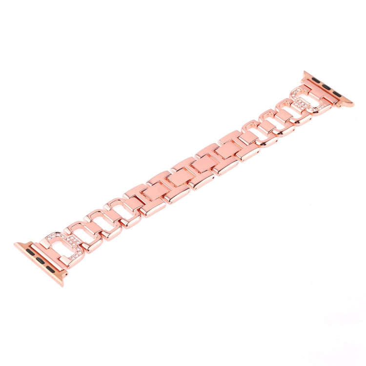 Colorful Diamond Stainless Steel Watch Band for Apple Watch Series 7 45mm / 6 & SE & 5 & 4 44mm /...