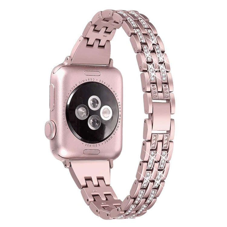 Colorful Diamond Stainless Steel Watch Band for Apple Watch Series 7 45mm / 6 & SE & 5 & 4 44mm /...