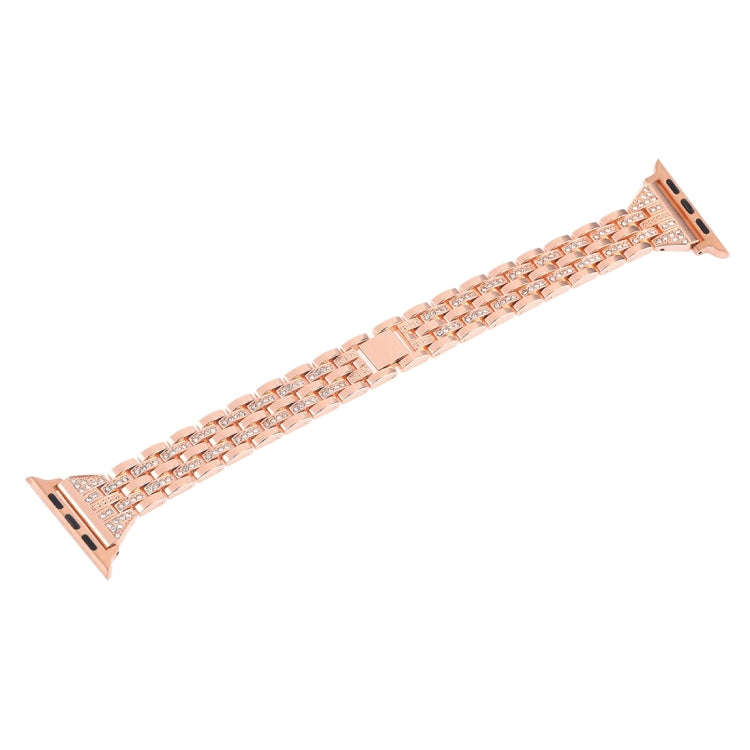 Colorful Diamond Stainless Steel Watch Band for Apple Watch Series 7 45mm / 6 & SE & 5 & 4 44mm /...