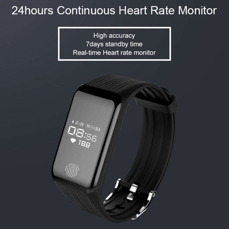 TLW B3 Fitness Tracker 0.66 inch OLED Screen Wristband Smart Bracelet, IP67 Waterproof, Support S...