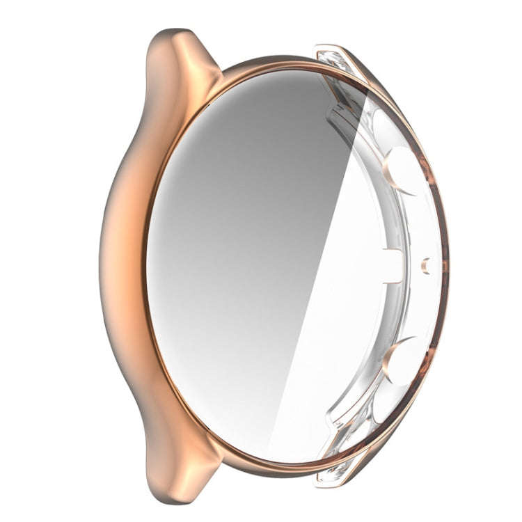 For Amazfit GTR 3 / GTR 3 Pro Full Coverage TPU Electroplating Watch Case(Rose Gold)