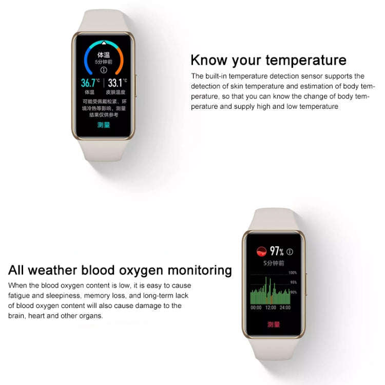 Original Huawei Band 6 Pro 1.47 inch AMOLED Color Screen Bluetooth 5.0 5ATM Waterproof Smart Wris...