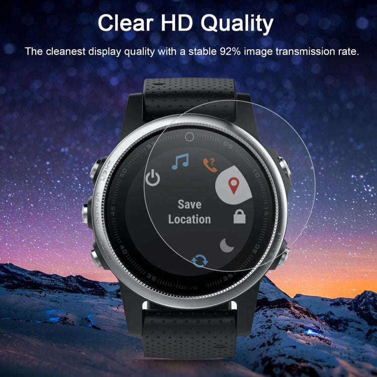 ENKAY Hat-Prince for Garmin Fenix 5S Smart Watch 0.2mm 9H Surface Hardness 2.15D Curved Edge Temp...