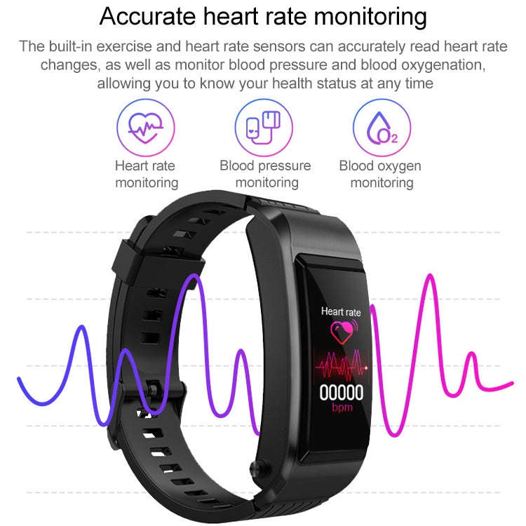 S2 1.08 inch TFT Color Screen Smart Watch, Silicone Strap ,IP67 Waterproof, Support Call Reminder...