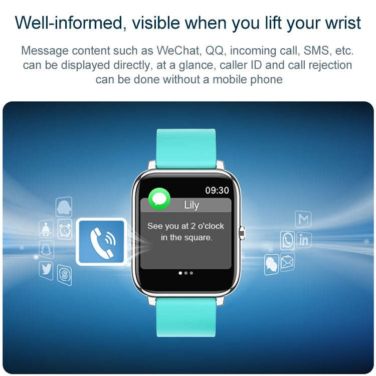 P22 1.4 inch IPS Color Screen Smart Watch,IP67 Waterproof, Support Remote Camera /Heart Rate Moni...