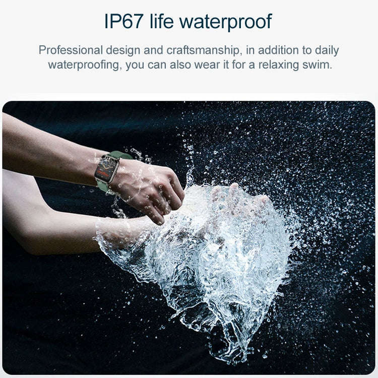P22 1.4 inch IPS Color Screen Smart Watch,IP67 Waterproof, Support Remote Camera /Heart Rate Moni...