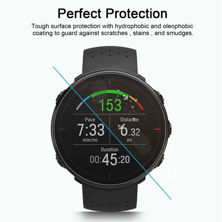 For POLAR Vantage M 0.26mm 2.5D 9H Tempered Glass Film Screen Protector