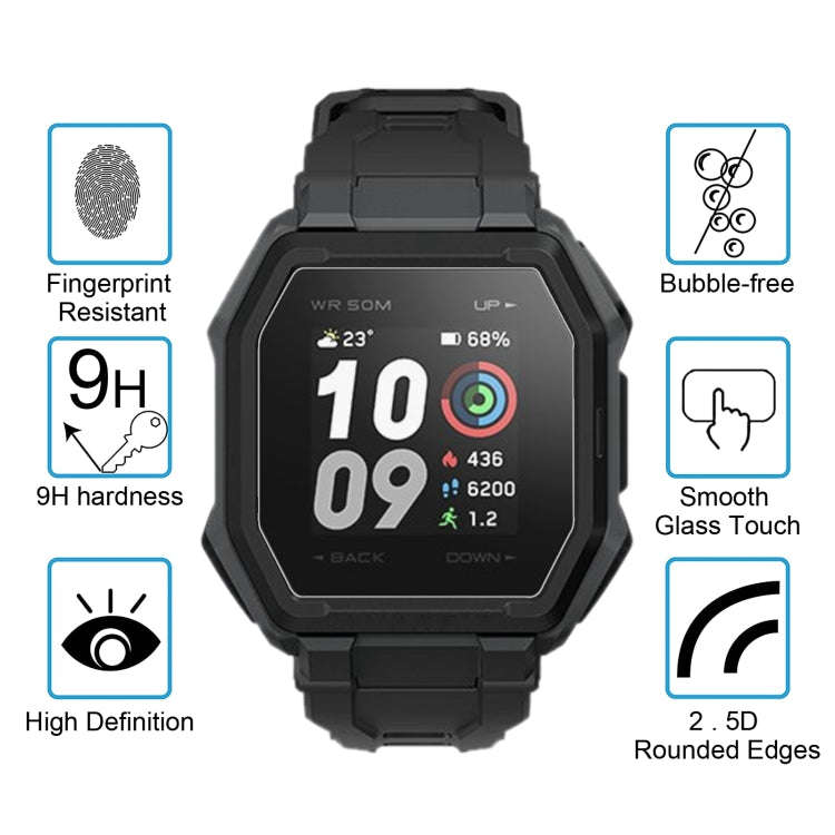 For Huami Amazfit Ares 0.26mm 2.5D 9H Tempered Glass Film Screen Protector