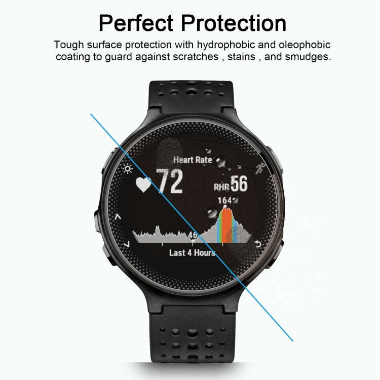 For Garmin Forerunner 235 Lite 0.26mm 2.5D 9H Tempered Glass Film Screen Protector