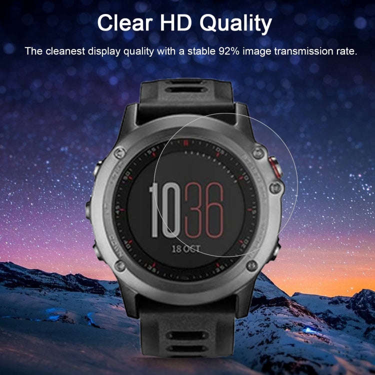 For Garmin Fenix 3 0.26mm 2.5D 9H Tempered Glass Film Screen Protector
