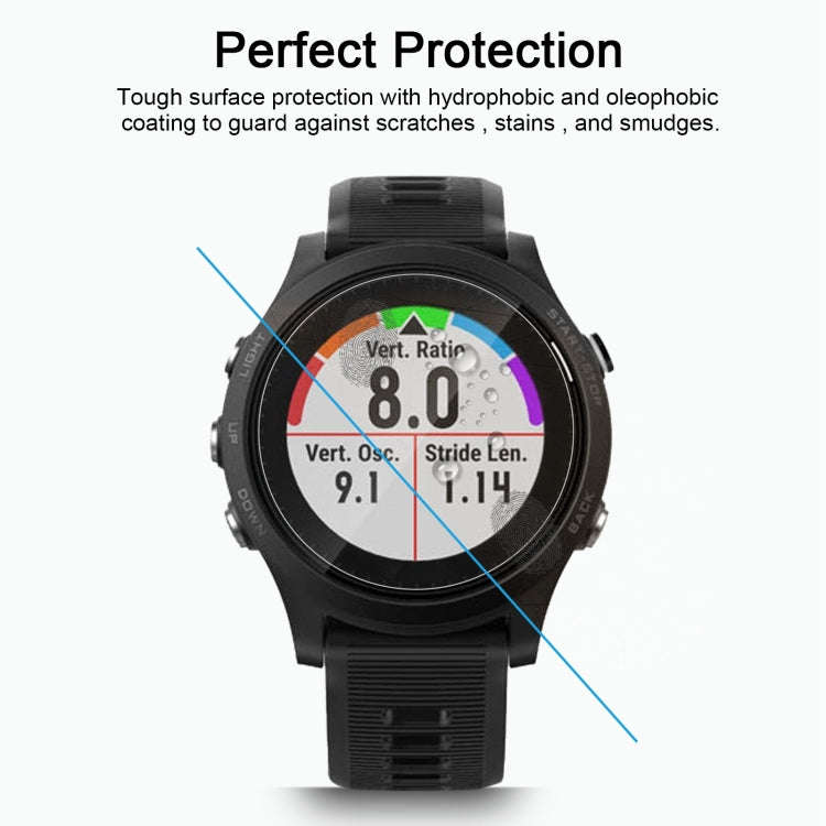 For Garmin Forerunner 635 0.26mm 2.5D 9H Tempered Glass Film Screen Protector