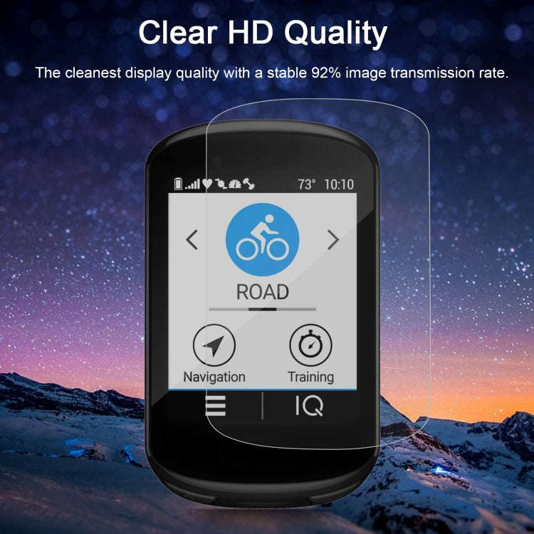For Garmin Edge 830 0.26mm 2.5D 9H Tempered Glass Film Screen Protector