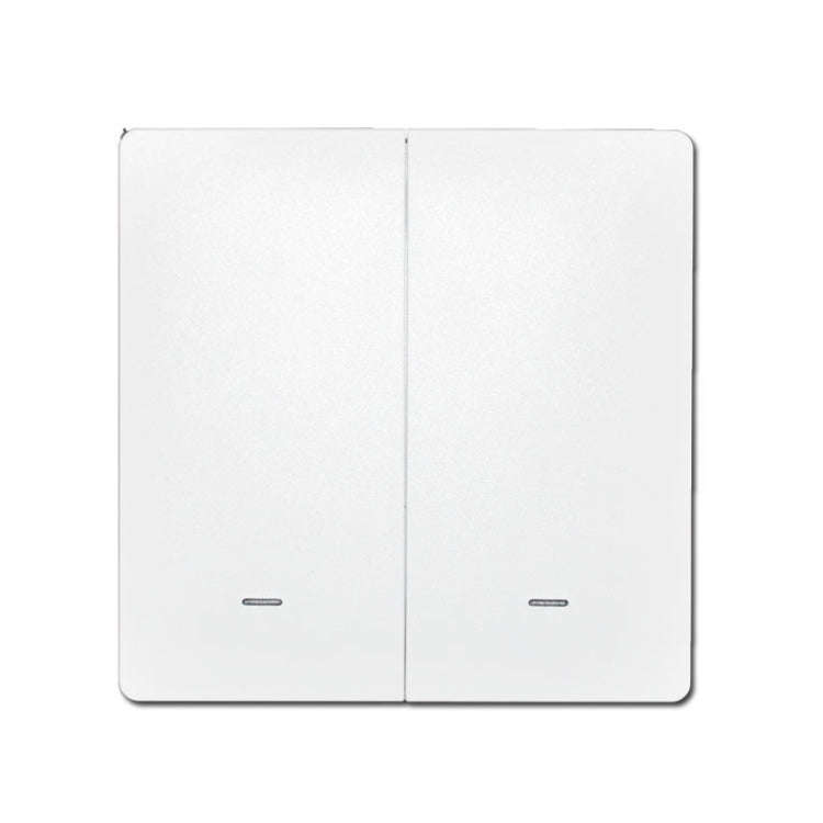 2 Buttons Intelligent Switch Smart Wall Switch (White)