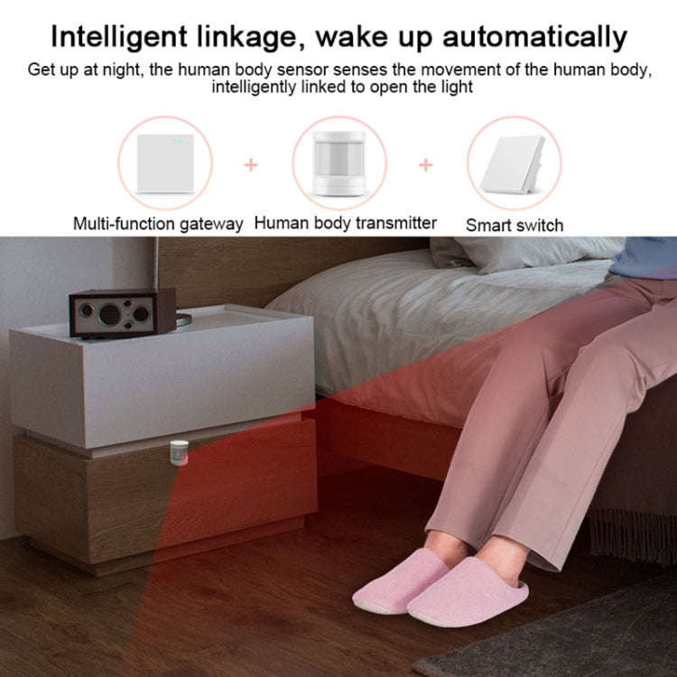 2 Buttons Intelligent Switch Smart Wall Switch (White)