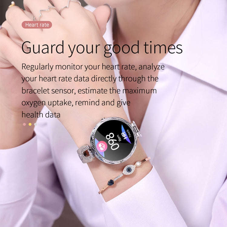 AK15 Fashion Smart Female Bracelet, 1.08 inch Color LCD Screen, IP67 Waterproof, Support Heart Ra...
