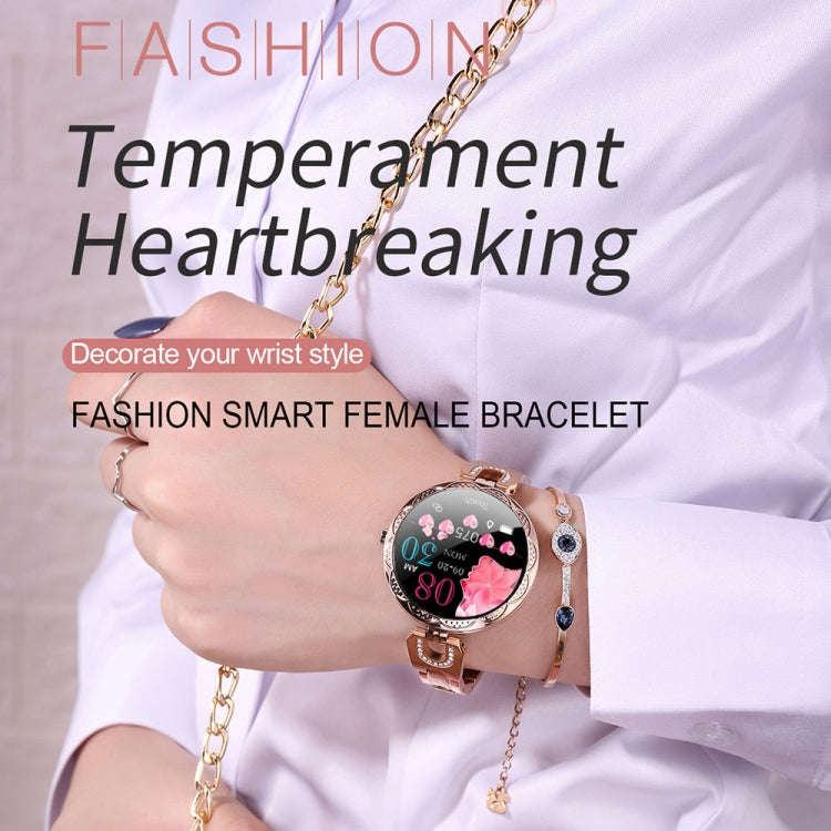 AK15 Fashion Smart Female Bracelet, 1.08 inch Color LCD Screen, IP67 Waterproof, Support Heart Ra...