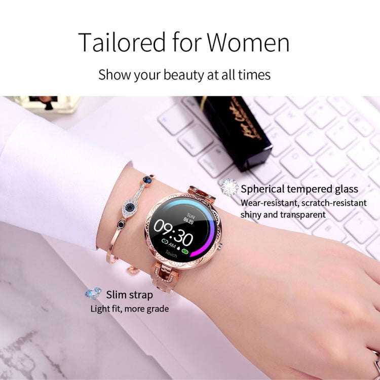 AK15 Fashion Smart Female Bracelet, 1.08 inch Color LCD Screen, IP67 Waterproof, Support Heart Ra...