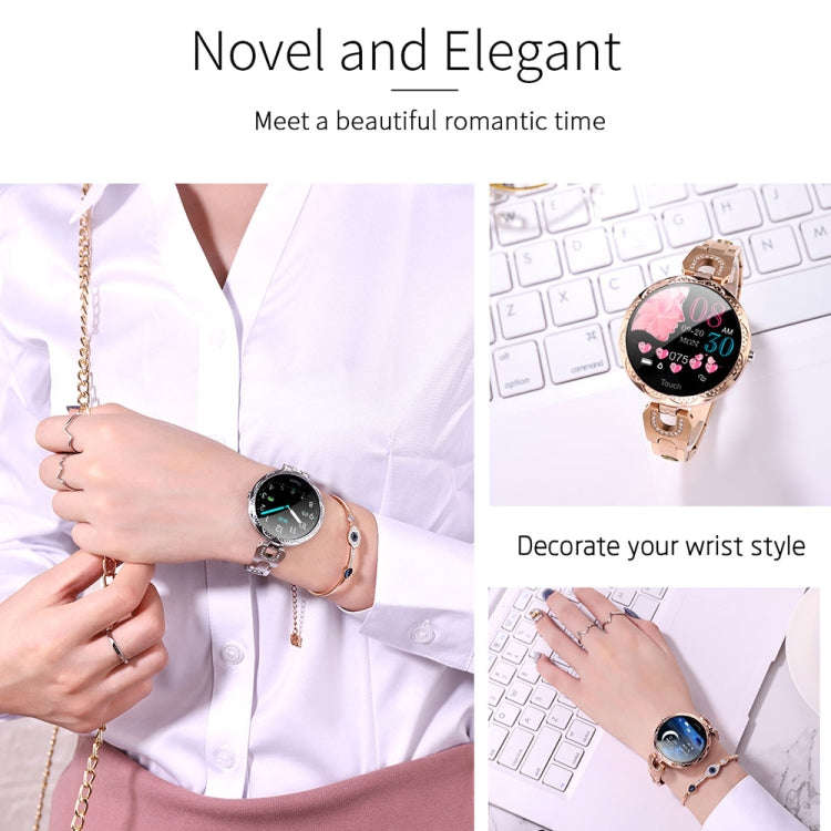 AK15 Fashion Smart Female Bracelet, 1.08 inch Color LCD Screen, IP67 Waterproof, Support Heart Ra...
