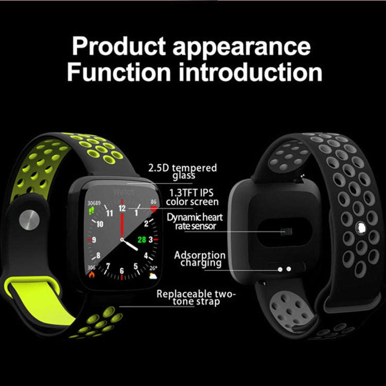 F15 1.3 inch TFT IPS Color Screen Smart Bracelet, Support Call Reminder/ Heart Rate Monitoring /B...
