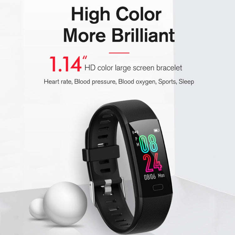 Y10 0.96 inch TFT Color Screen Smart Bracelet, Support Call Reminder/ Heart Rate Monitoring /Bloo...