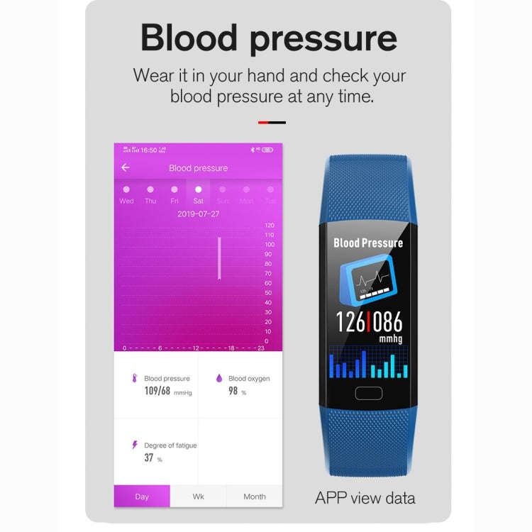 Y10 0.96 inch TFT Color Screen Smart Bracelet, Support Call Reminder/ Heart Rate Monitoring /Bloo...