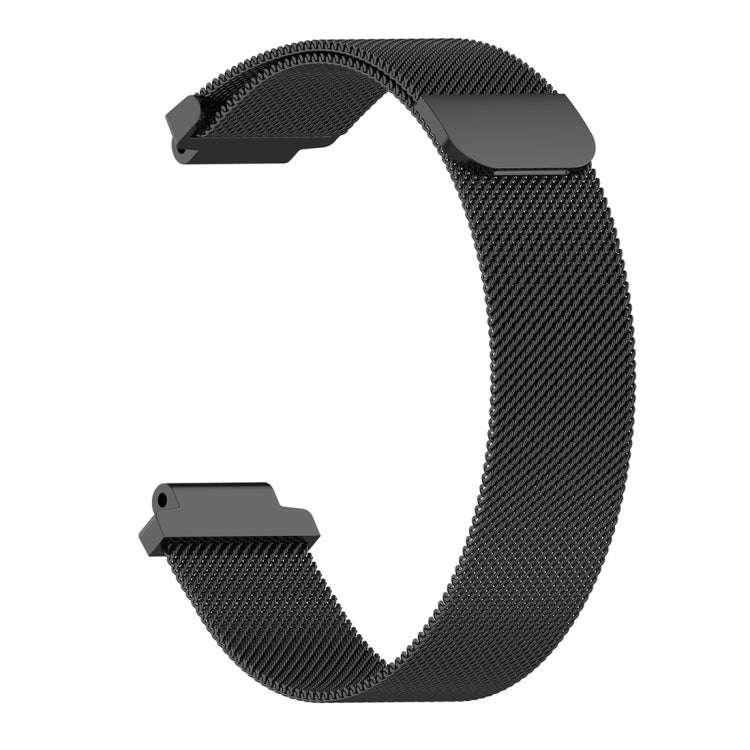 Milanese Watch Band for Garmin Forerunner 235 26cm(Black)