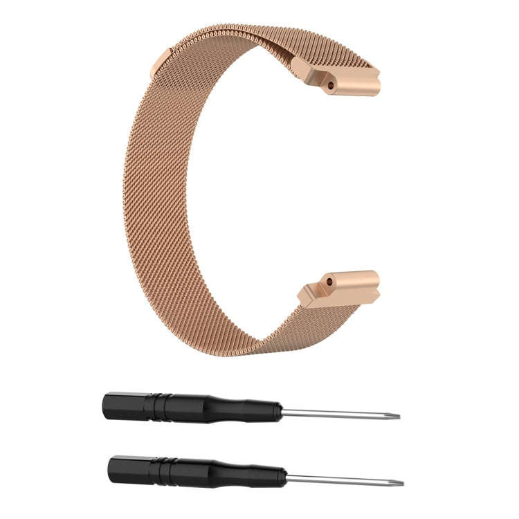 Milanese Watch Band for Garmin Forerunner 235 26cm(Gold)