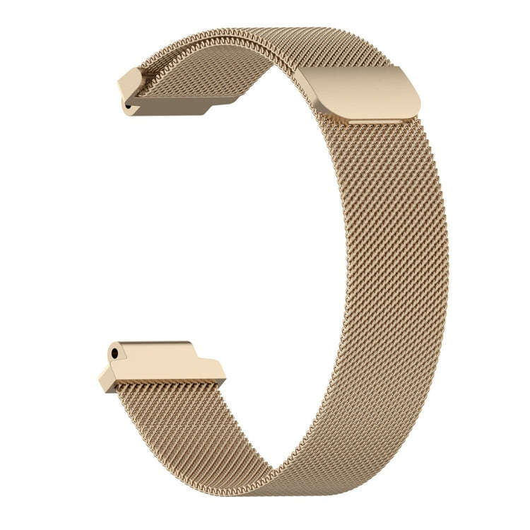Milanese Watch Band for Garmin Forerunner 235 22cm(Champagne Gold)