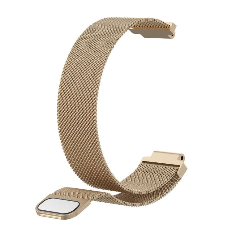 Milanese Watch Band for Garmin Forerunner 235 22cm(Champagne Gold)