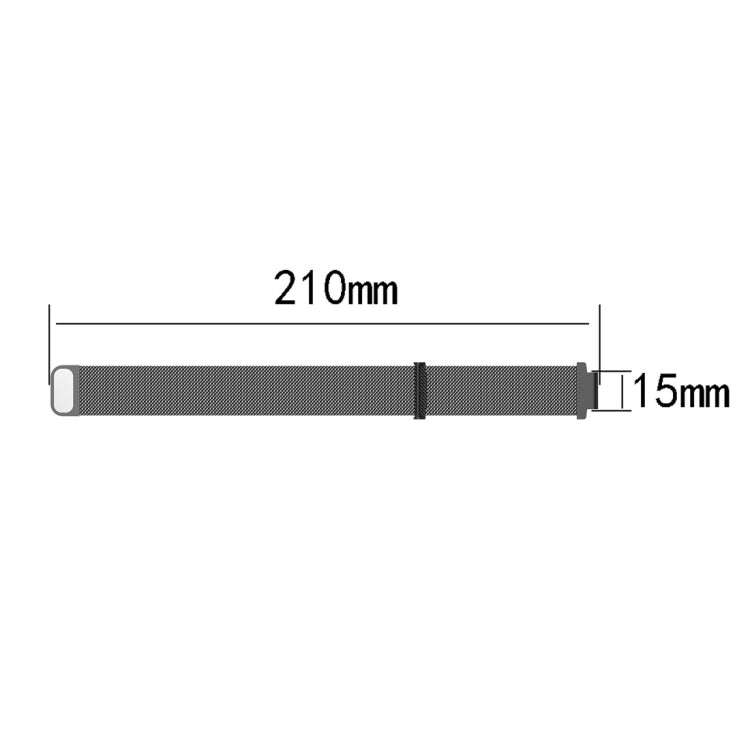 Milanese Watch Band for Garmin Forerunner 235 22cm(Colour)