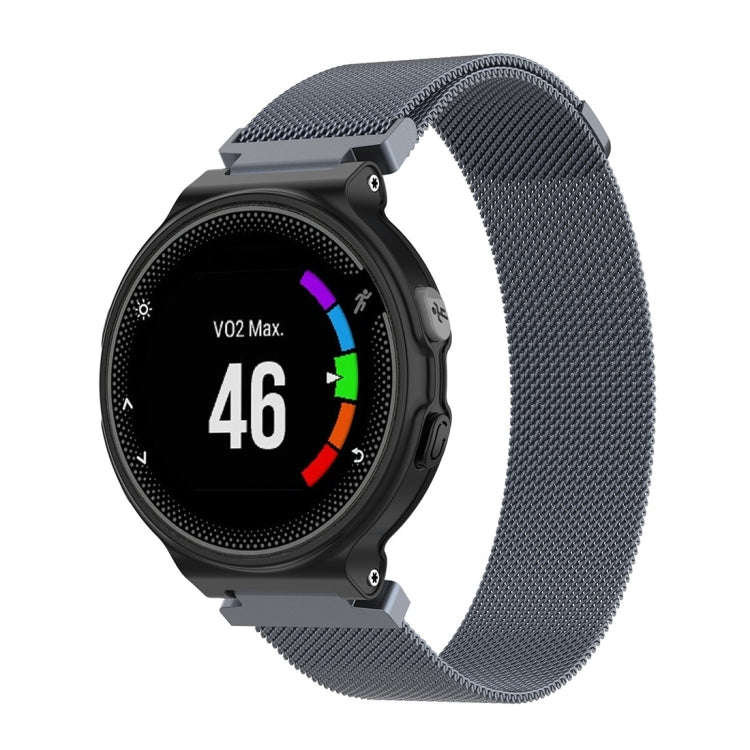 Milanese Watch Band for Garmin Forerunner 235 22cm(Grey)