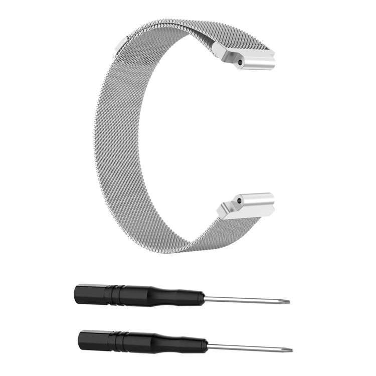 Milanese Watch Band for Garmin Forerunner 235 22cm(Silver)