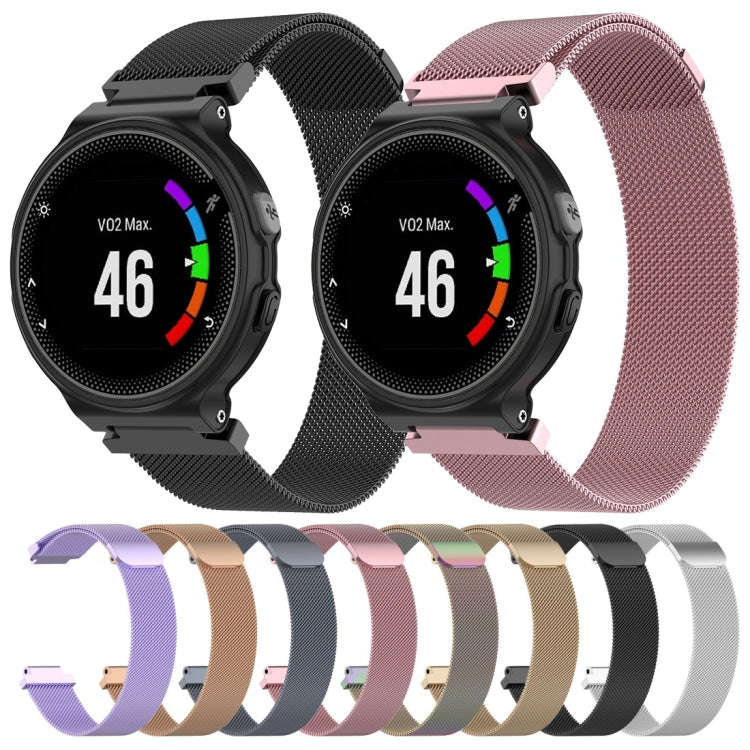 Milanese Watch Band for Garmin Forerunner 235 22cm(Colour)
