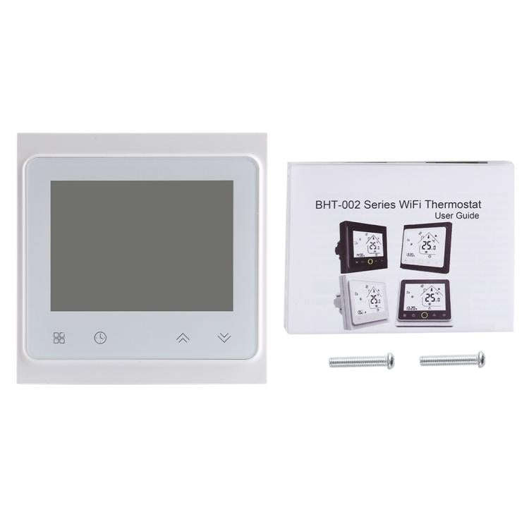 BHT-002GBLW 16A Load Electronic Heating Type LCD Digital Heating Room Thermostat with Sensor & Ti...