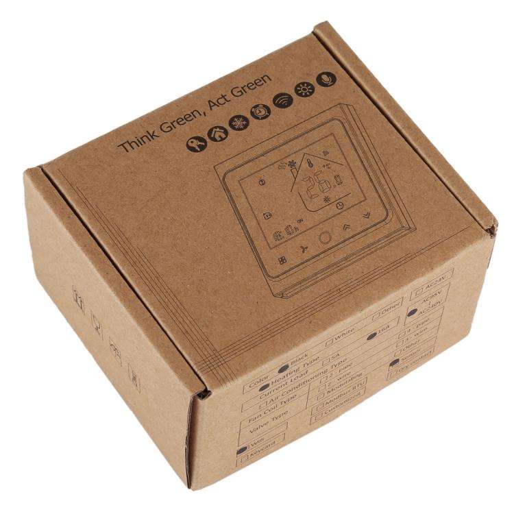 BHT-002GBLW 16A Load Electronic Heating Type LCD Digital Heating Room Thermostat with Sensor & Ti...