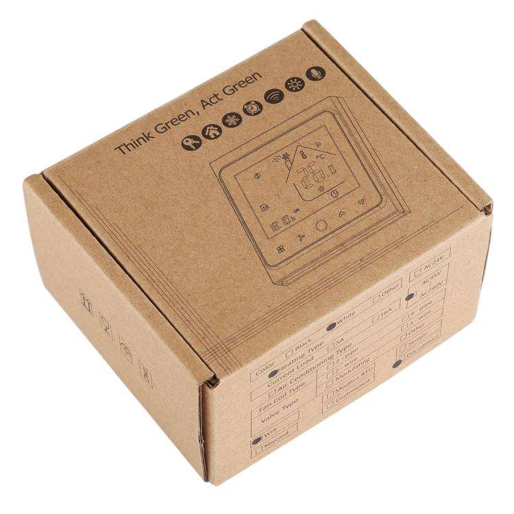 BHT-002GCLW 3A Load Water / Gas Boiler Type LCD Digital Heating Room Thermostat with Time Display...
