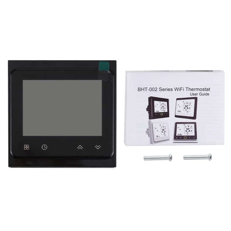 BHT-002GALW 3A Load Water Heating Type LCD Digital Heating Room Thermostat with Time Display, WiF...